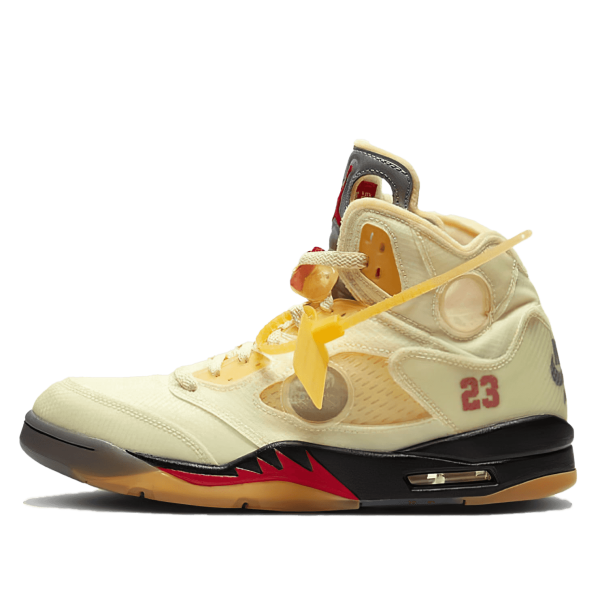 Off-White x Air Jordan 5 SP 'Sail'
