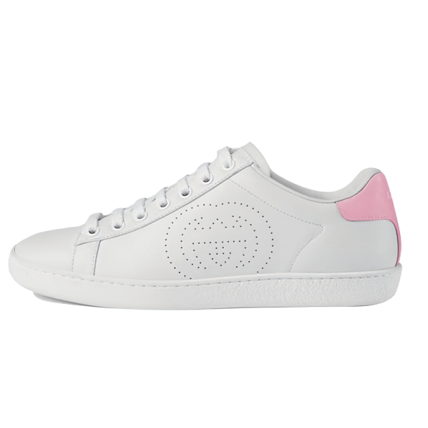 (WMNS) Gucci Ace 'Interlocking G - White Pink'