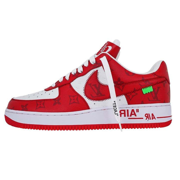 Nike Air Force 1 Low x LOUIS VUITTON LV 'Red White'