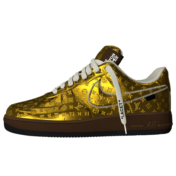 Nike Air Force 1 Low x LOUIS VUITTON LV 'Gold'