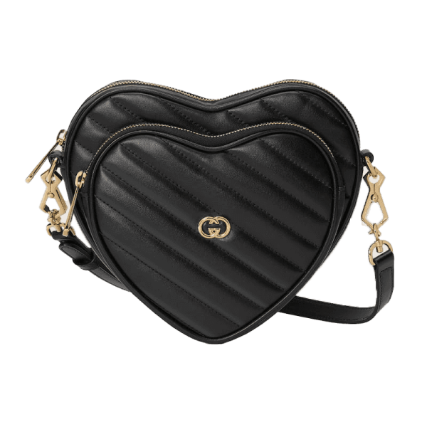 Interlocking G Mini Heart Shoulder Bag