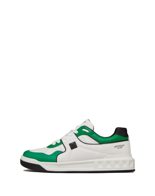 One Stud Low-Top Nappa Sneaker