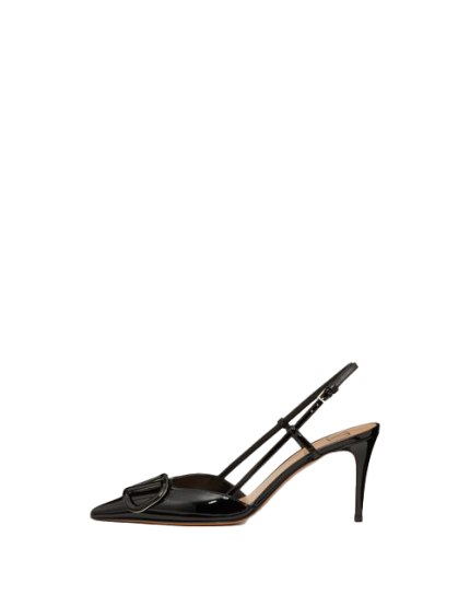 Zapatos de salón de charol con tira trasera de 80 mm de Vlogo Signature