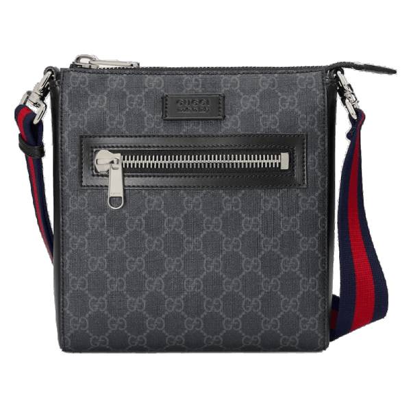 Gg Black Small Messenger Bag