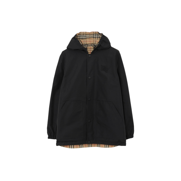 Reversible Check Nylon Jacket