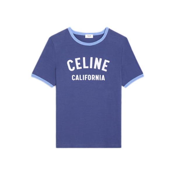 Celine California 70's T-Shirt In Cotton Jersey