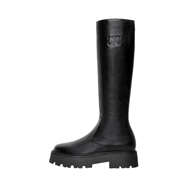 Celine Bulky Zipped Boot In Calfskin