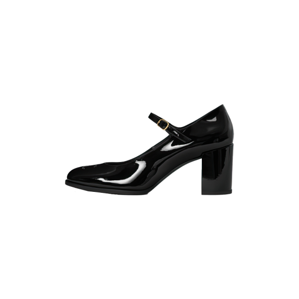 Celine Lily Perforated Triomphe Babies In Patent Calfskin
