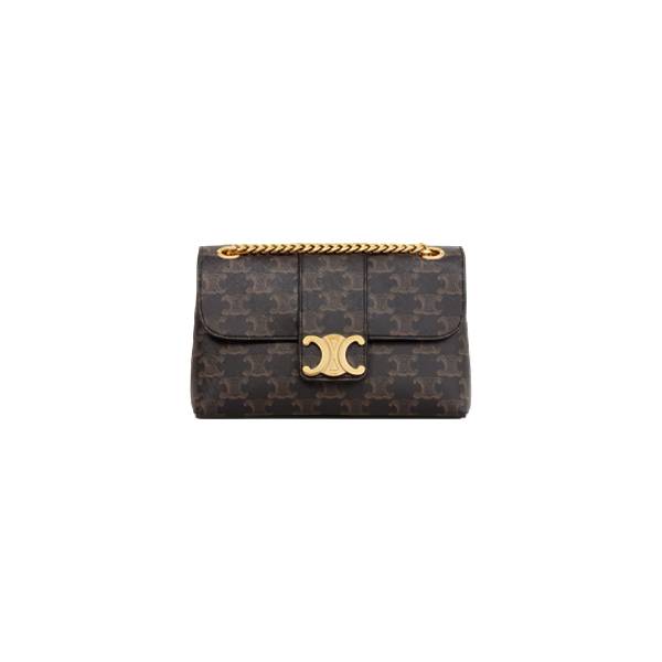Teen Celine Victoire Bag In Triomphe Canvas