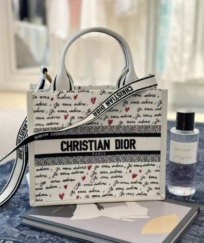 Click to view full screen Dioramour Small Dior Book Tote photo review