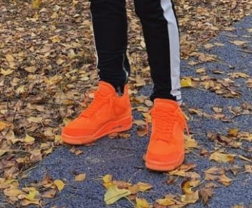 Air Jordan 4 Flyknit 'Total Orange' photo review