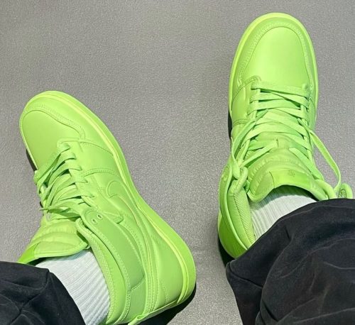Air Jordan 1 Retro AJKO Billie Eilish Ghost Green photo review