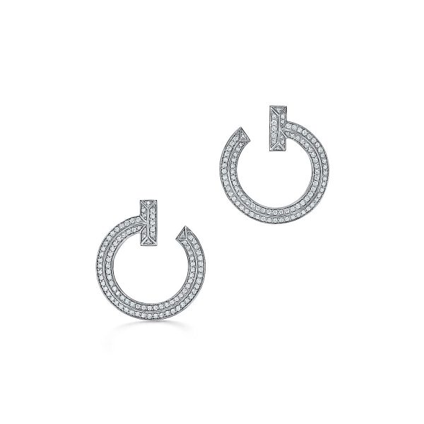 Tiffany T T1 Open Hoop Earrings