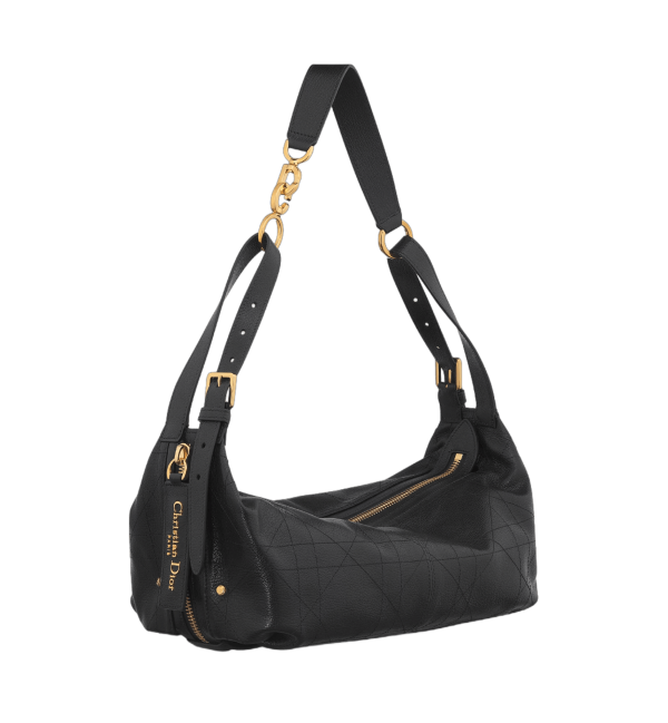 Medium D-Journey Bag in Shiny Goatskin