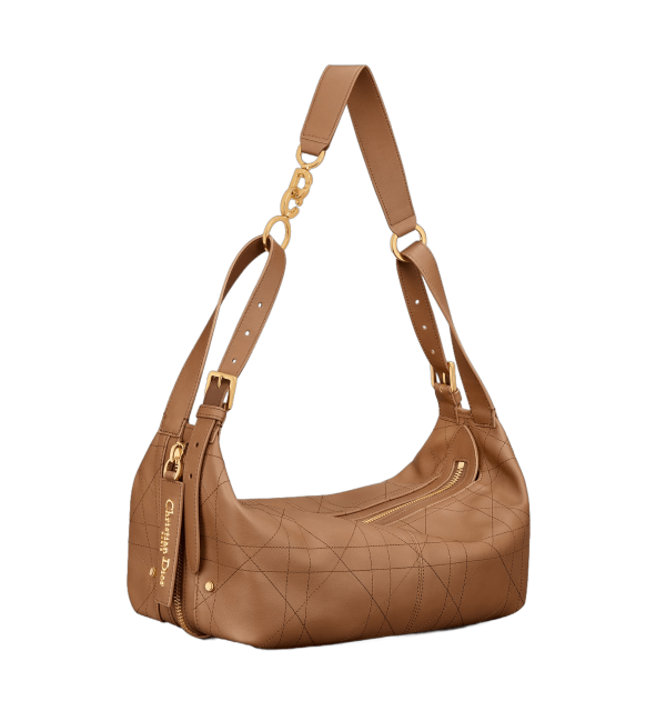 Medium D-Journey Bag in Vintage Smooth Calfskin