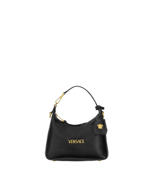 Versace Tag Hobo Handbag