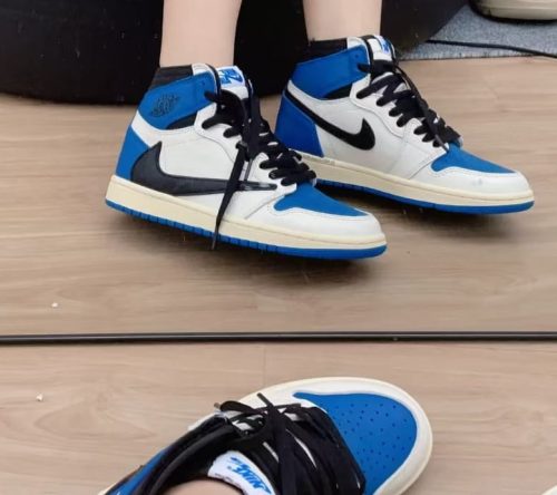 Air Jordan 1 Retro High OG SP Fragment x Travis Scott photo review