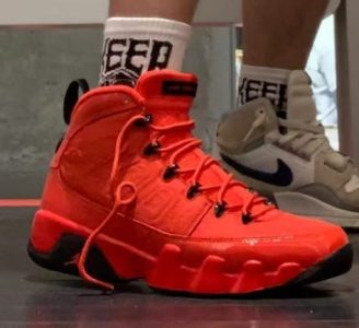 Air Jordan 9 Retro 'Chile Red' photo review